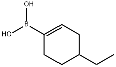 4-乙基环己烯-1-基硼酸, 871329-72-5, 结构式