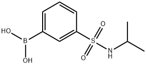 3-(N-ISOPROPYLSULFAMOYL)PHENYLBORONIC ACID Struktur