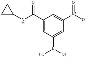 3-(CYCLOPROPYLCARBAMOYL)-5-NITROPHENYLBORONIC ACID