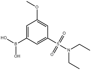 4-METHOXY-3-(N,N-DIETHYLSULFAMOYL)PHENYLBORONIC ACID Structure
