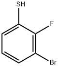 3-溴-2-氟苯硫醇,871353-12-7,结构式