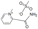 2-carbamoyl-1-methylpyridinium methanesulphonate Structure