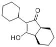 CIS-2-CYCLOHEXYL-3-HYDROXY-3A,4,5,6,7,7A-HEXAHYDROINDEN-1-ONE Struktur