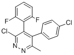 3-Chloro-5-(4-chloro-phenyl)-4-(2,6-difluoro-phenyl)-6-methyl-pyridazine|