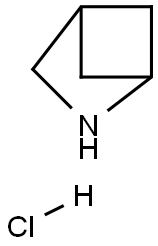 2-氮杂双环[2.1.1]己烷盐酸盐, 871658-02-5, 结构式