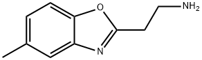 2-(5-甲基苯并[D]噁唑-2-基)乙烷-1-胺, 871688-90-3, 结构式