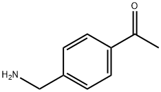 1-[4-(氨基甲基)苯基]-乙酮 结构式