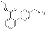 4'-(AMINOMETHYL)-BIPHENYL-2-CARBOXYLIC ACID ETHYL ESTER Structure