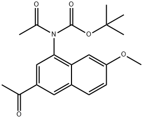 tert-부틸아세틸(3-아세틸-7-메톡시나프탈렌-1-일)카르바메이트