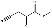 Propanoic acid, 2-chloro-3-cyano-, methyl ester (9CI) 化学構造式