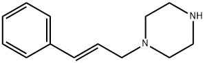 TRANS-1-シンナミルピペラジン 化学構造式