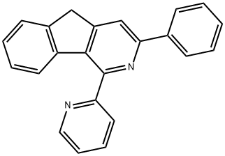 3-PHENYL-1-(PYRIDIN-2-YL)-5H-INDENO[1,2-C]PYRIDINE|