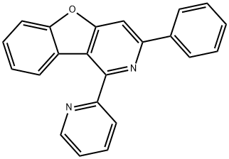 3-PHENYL-1-(PYRIDIN-2-YL)BENZO[4,5]FURO[3,2-C]PYRIDINE Struktur