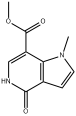 1H-Pyrrolo[3,2-c]pyridine-7-carboxylic acid, 4,5-dihydro-1-Methyl-4-oxo-, Methyl ester Struktur