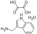 1H-INDOL-3-YLMETHYLAMINE OXALATE HEMIHYDRATE 化学構造式