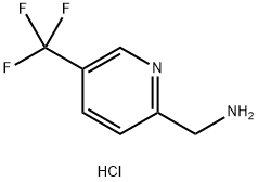 2-(аминометил)-5-(трифторметил)пиридина гидрохлорид структура