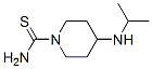 1-Piperidinecarbothioamide,  4-[(1-methylethyl)amino]- 化学構造式