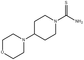 1-Piperidinecarbothioamide,  4-(4-morpholinyl)- Structure