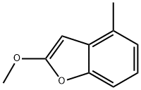 Benzofuran,  2-methoxy-4-methyl- Structure