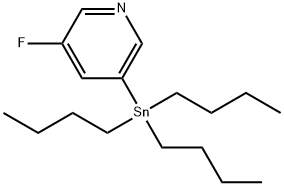 3-氟-5-(三丁基甲锡烷基)吡啶,871942-19-7,结构式