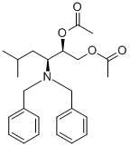 (2R,3S)-O,O-DIACETYL-3-DIBENZYLAMINO-5-METHYLHEXANE-1,2-DIOL 结构式