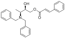 3-PHENYLACRYLIC ACID (2R,3S)-3-DIBENZYLAMINO-2-HYDROXYBUTYL ESTER 结构式