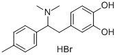 4-(2-(Dimethylamino)-2-(4-methylphenyl)ethyl)-1,2-benzenediol hydrobro mide 化学構造式