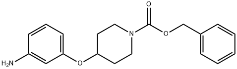 1-CBZ-4-(3-AMINOPHENOXY)-PIPERIDINE,872037-69-9,结构式