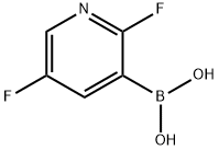 (2,5-二氟吡啶-3-基)硼酸,872041-95-7,结构式