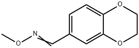 1,4-Benzodioxin-6-carboxaldehyde,  2,3-dihydro-,  O-methyloxime Structure