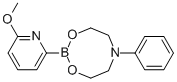 6-甲氧基吡啶-2-硼酸 N-苯基二乙醇胺酯 结构式