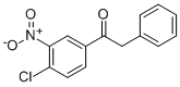 1-(4-CHLORO-3-NITROPHENYL)-2-PHENYLETHANONE,872088-05-6,结构式