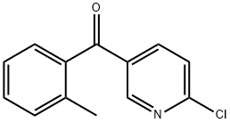 (6-氯吡啶-3-基)(邻甲苯基)甲酮, 872088-10-3, 结构式