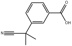 3-(2-氰基丙烷-2-基)苯甲酸,872091-00-4,结构式