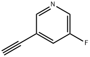 3-乙炔基-5-氟吡啶 结构式