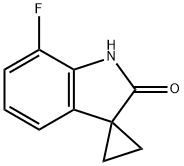 7'-氟螺环[环丙烷-1,3'-吲哚啉]-2'-酮,872141-30-5,结构式