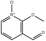 3-Pyridinecarboxaldehyde, 2-methoxy-, 1-oxide (9CI) Struktur