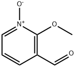 3-Pyridinecarboxaldehyde, 2-methoxy-, 1-oxide (9CI) 结构式