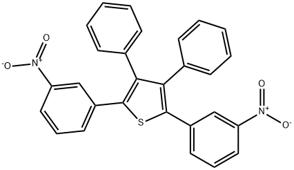 2,5-BIS(3-NITROPHENYL)-3,4-DIPHENYLTHIOPHENE Struktur