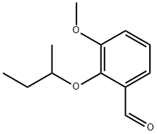2-(仲丁氧基)-3-甲氧基苯甲醛,872183-67-0,结构式