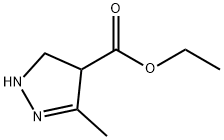 1H-Pyrazole-4-carboxylic  acid,  4,5-dihydro-3-methyl-,  ethyl  ester Structure