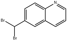 6-(二溴甲基)喹啉, 872264-38-5, 结构式