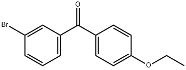 3-ブロモ-4'-エトキシベンゾフェノン 化学構造式