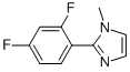 2-(2,4-DIFLUOROPHENYL)-1-METHYL-1H-IMIDAZOLE 化学構造式
