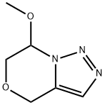 4H-[1,2,3]Triazolo[5,1-c][1,4]oxazine,  6,7-dihydro-7-methoxy- 化学構造式