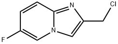 2-(氯甲基)-6-氟咪唑并[1,2-A]吡啶 结构式