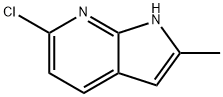 6-氯-2-甲基-1H-吡咯并[2,3-B]吡啶,872366-91-1,结构式