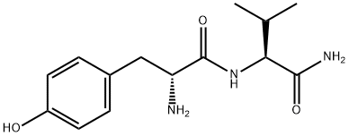 H-D-TYR-VAL-NH2 结构式