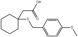 베타-(4-메톡시-벤질설파닐)-베타,베타-사이클로펜타메틸렌-프로피온산