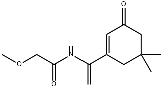N-[1-(5,5-DIMETHYL-3-OXOCYCLOHEX-1-ENYL)VINYL]-2-METHOXYACETAMIDE Struktur